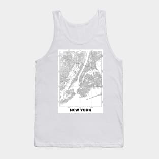 New York City Map Tank Top